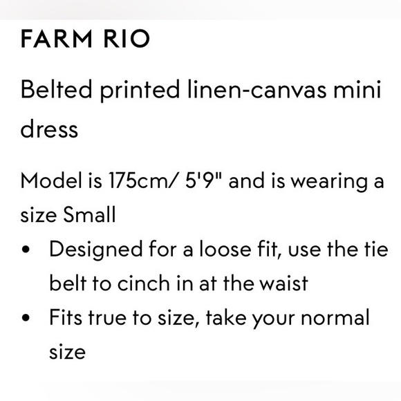 NWOT Farm Rio Hearts Ikat Mini Dress Size XS - Picture 9 of 16